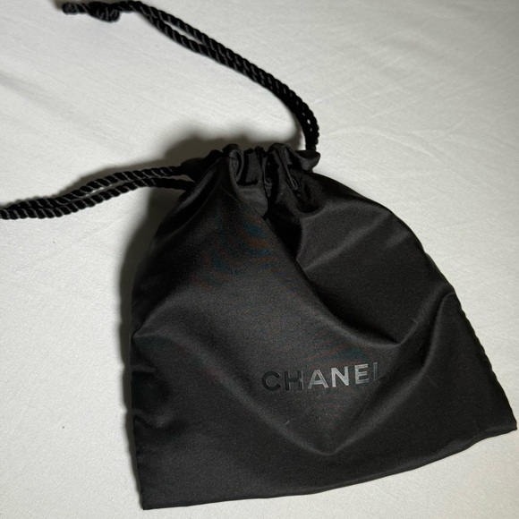 CHANEL Black Drawstring Pouch - Picture 3 of 6